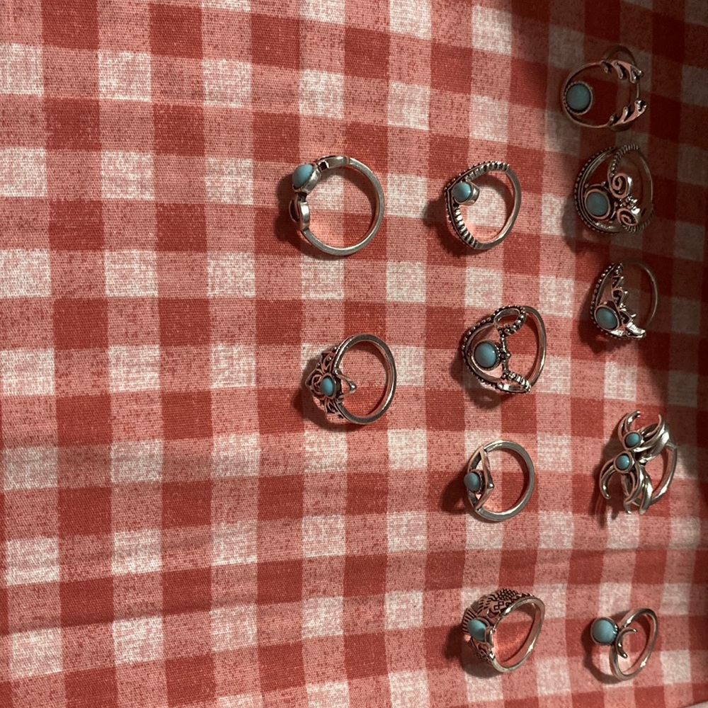 Turquoise rings